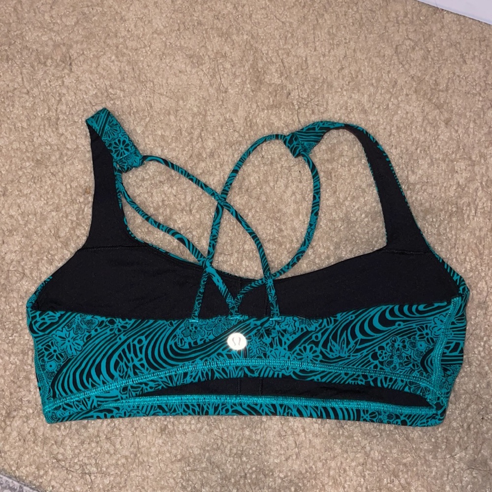Teal and black lulu lemon bra - Picture 2 of 2